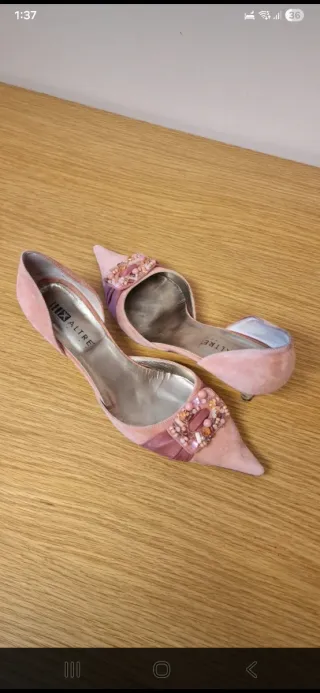 Zapatos de tacón ALTRE rosas De piel