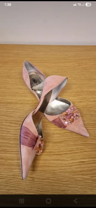 Zapatos de tacón ALTRE rosas De piel