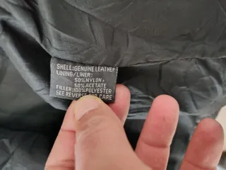 Cazadora con flecos trampero cuero auténtico M/L