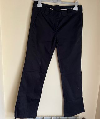 Pantalón negro fiesta acampanado