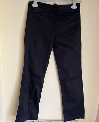 Pantalón negro fiesta acampanado