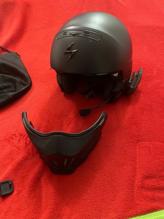 Casco Scorpion Exo-Combat Negro Mate
