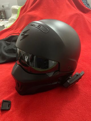 Casco Scorpion Exo-Combat Negro Mate