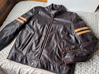 Cazadora SMOG cuero sintético MOTERA Chollo Vintag