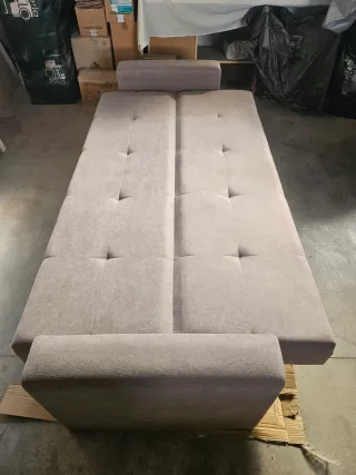 Sofá Cama Beige Nuevo