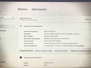 pc portatil hp probook 440 g8 notebook pc