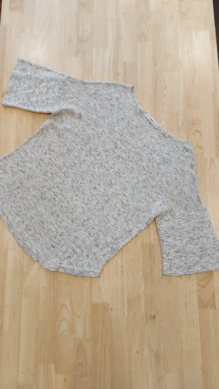 Jersey Zara cuello barco manga caída talla única