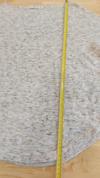 Jersey Zara cuello barco manga caída talla única