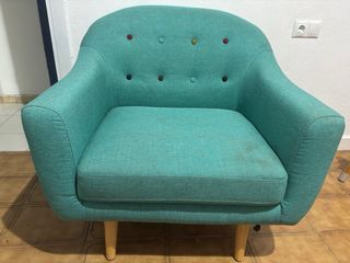 Sillón estilo nórdico individual