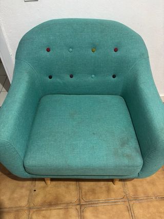 Sillón estilo nórdico individual