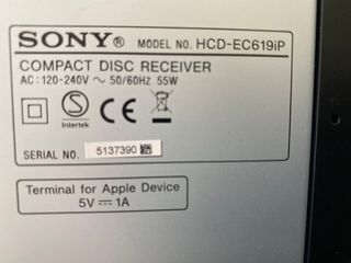 Equipo de música Sony MHC-EC610IP