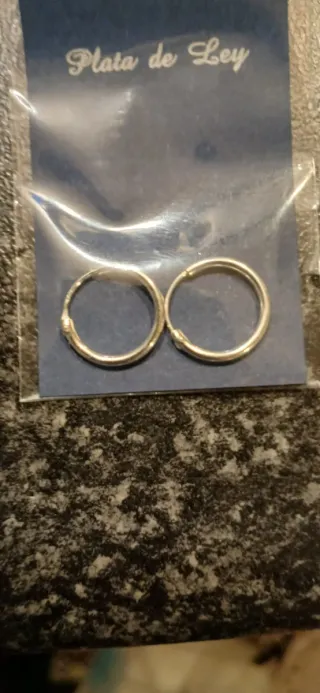 Pendientes Aro Plata
