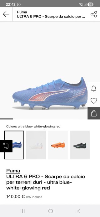 Scarpe calcio Puma Ultra 6 Pro