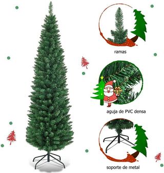 Árbol de Navidad Grande Verde 180CM  Nuevo