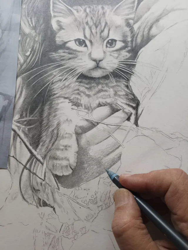Dibujo a mano70x 50cm