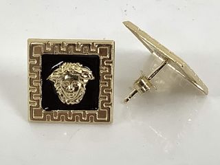 pendientes oro 18k con onix