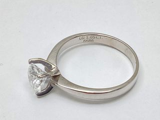 sortija oro 18k con diamante de laboratorio