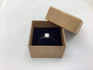 sortija oro 18k con diamante de laboratorio