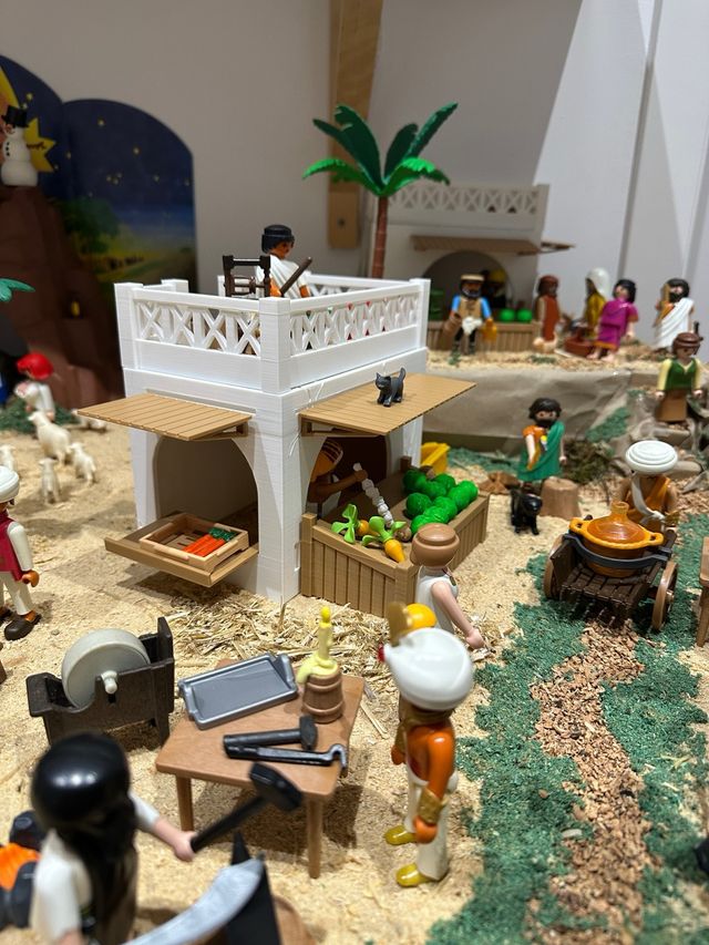 Puesto de mercado Playmobil