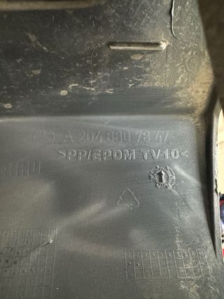 Defensa Mercedes Clase C AMG 2012