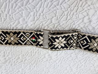 Correa para Bolso Plata-Piel - Negro-Beige