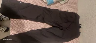 Pantalón de nieve negro con tirantes