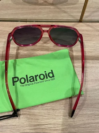 Gafas de sol cuadradas, Polaroid rosas