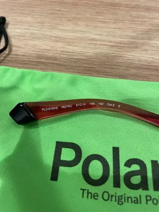 Gafas de sol cuadradas, Polaroid rosas