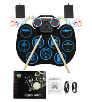 Batería Electrónica Portátil Digital Drum