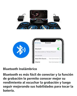 Batería Electrónica Portátil Digital Drum