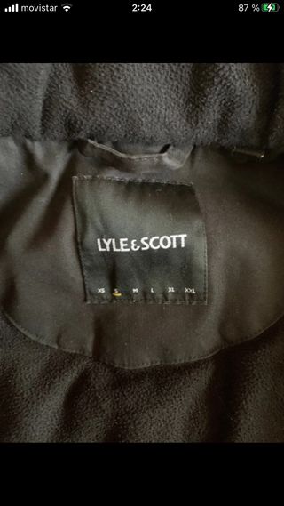 Chaqueta Lyle & Scott negro