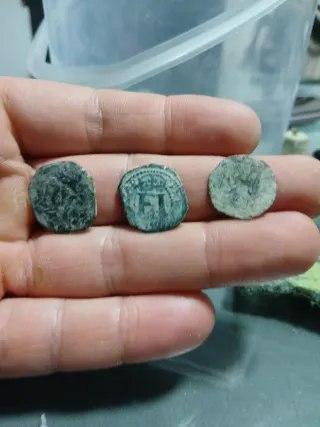 Monedas antiguas decoradas