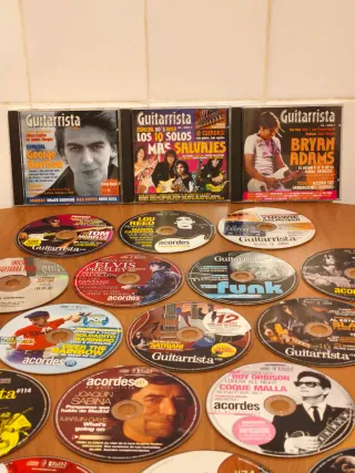 Lote 20 CD's Guitarrista para Aprender Guitarra