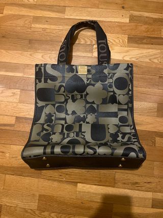 Bolso Tous Negro y Dorado