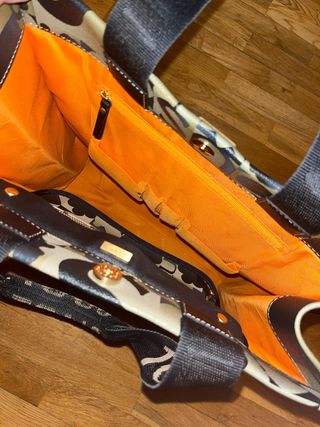 Bolso Tous Negro y Dorado