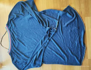 Jersey fino mujer azul