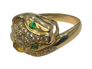 anillo oro 18k