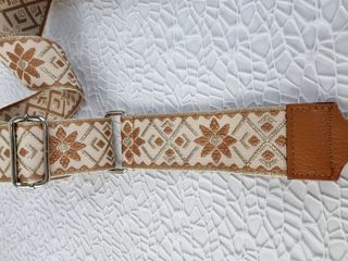 Correa para Bolso Plata-Piel - Beige-Camel