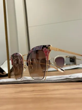 Gafas de sol grandes mujes, Hickmann doradas rosa