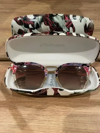 Gafas de sol grandes mujes, Hickmann doradas rosa