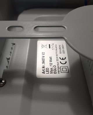 Lampada con Luce LED + Cavo Elettrico