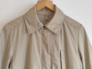 Gabardina Zara Beige Talla M Lana Cinturón