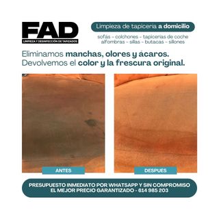 Limpieza de tapicería