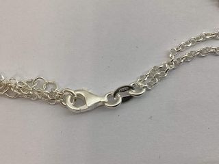 collar plata 925mm 22cm