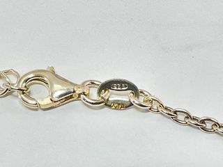 cadena plata 925mm 22cm