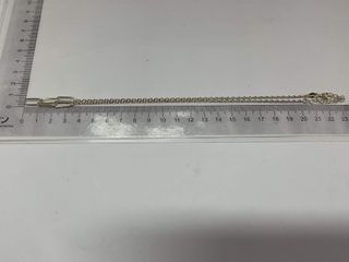 cadena plata 925mm 22cm