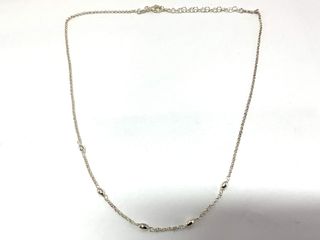 cadena plata 925mm 22cm