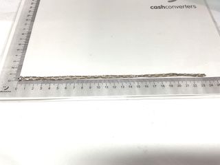 cadena plata 925mm 22cm