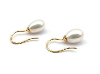 pendientes oro 18k con piedra con circonita