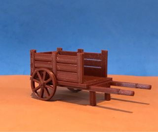 CARRO DE MADERA PLAYMOBIL – BELÉN Y DIORAMAS
